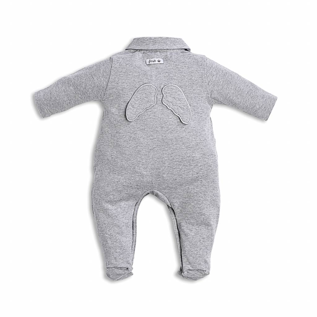 Grey angel wings pyjamas - Au Berceau d'Or